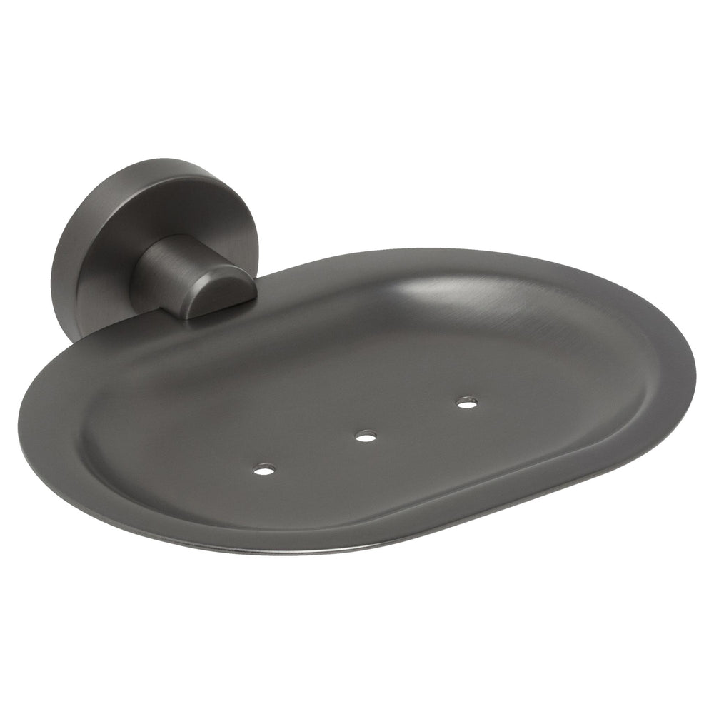 JOHNSON SUISSE VENEZIA SOAP DISH 140MM GUNMETAL