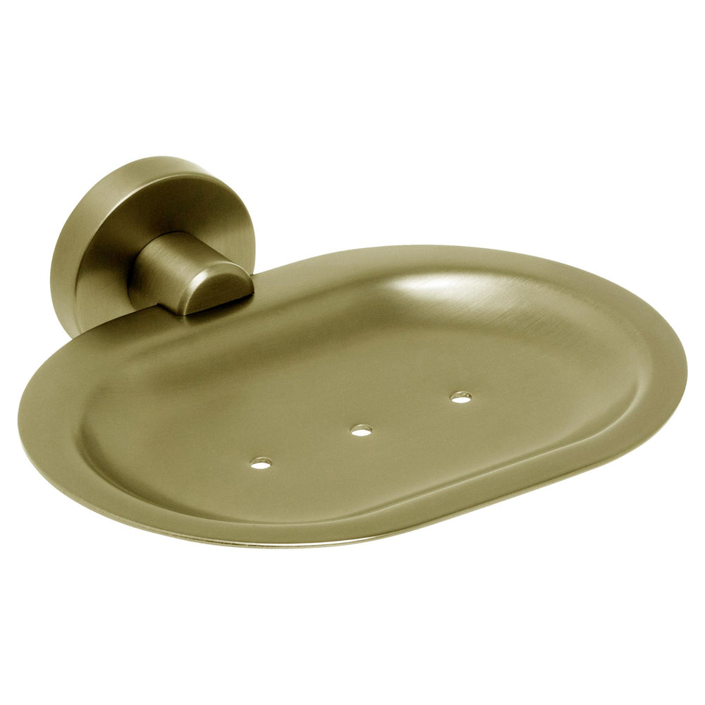 JOHNSON SUISSE VENEZIA SOAP DISH 140MM BRUSHED BRASS