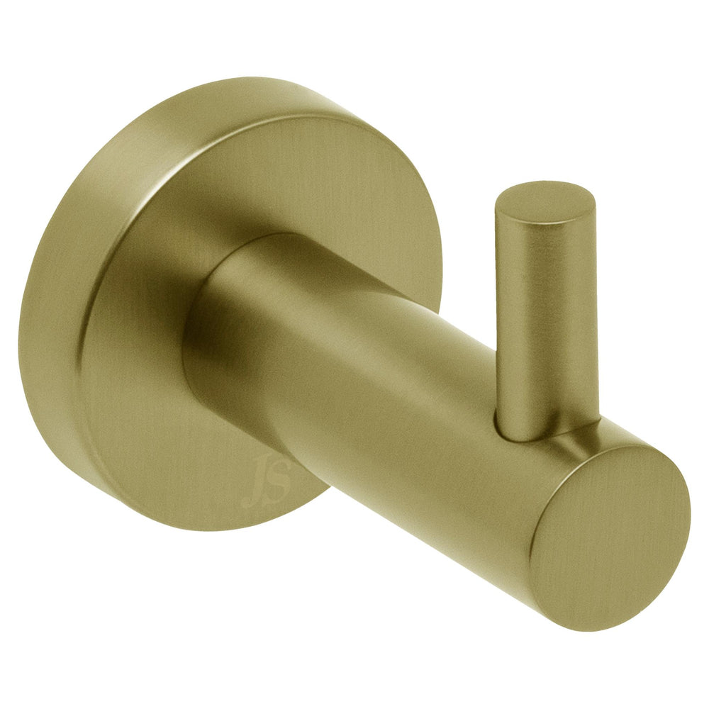 JOHNSON SUISSE VENEZIA ROBE HOOK BRUSHED BRASS