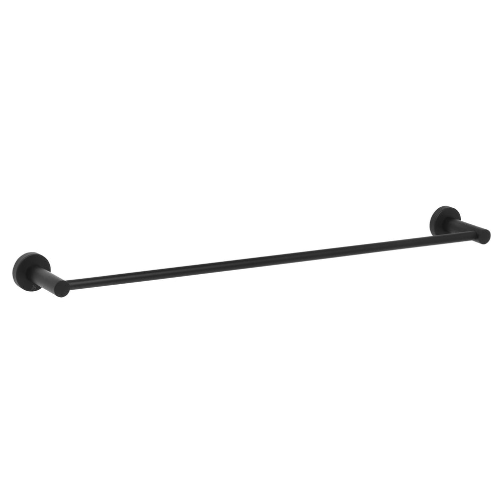 JOHNSON SUISSE VENEZIA SINGLE TOWEL RAIL MATTE BLACK (ALSO AVAILABLE IN 600MM AND 900MM)