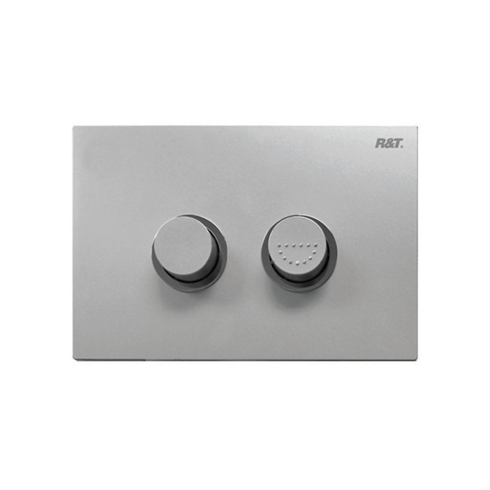 JOHNSON SUISSE IN-WALL ECONOFLUSH AIR PNEUMATIC RAISED FLUSH BUTTON 245MM CHROME