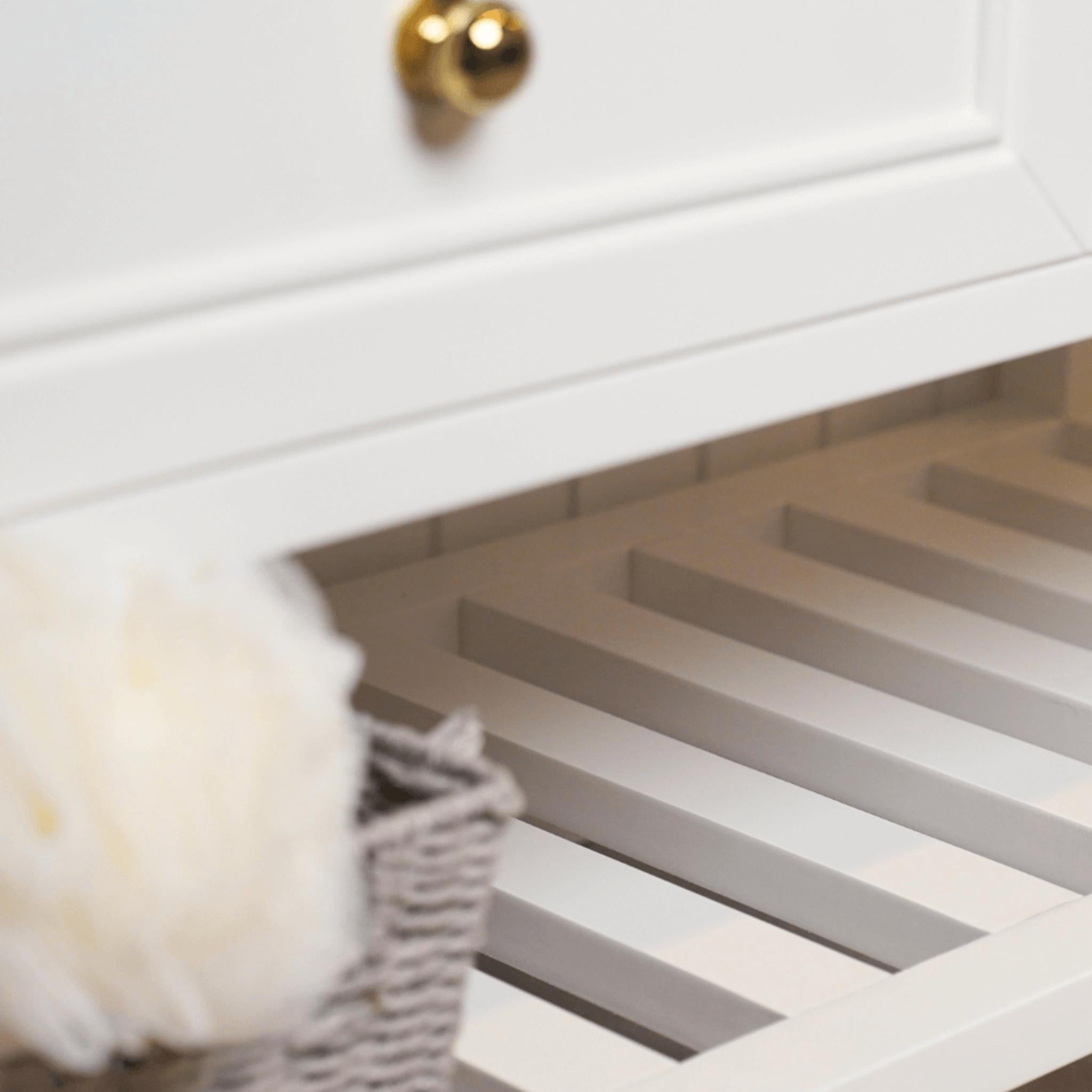 JOINERY BY BEARS AUDREY CLASSIC WHITE 1200MM SINGLE BOWL FLOOR STANDING VANITY PACKAGE