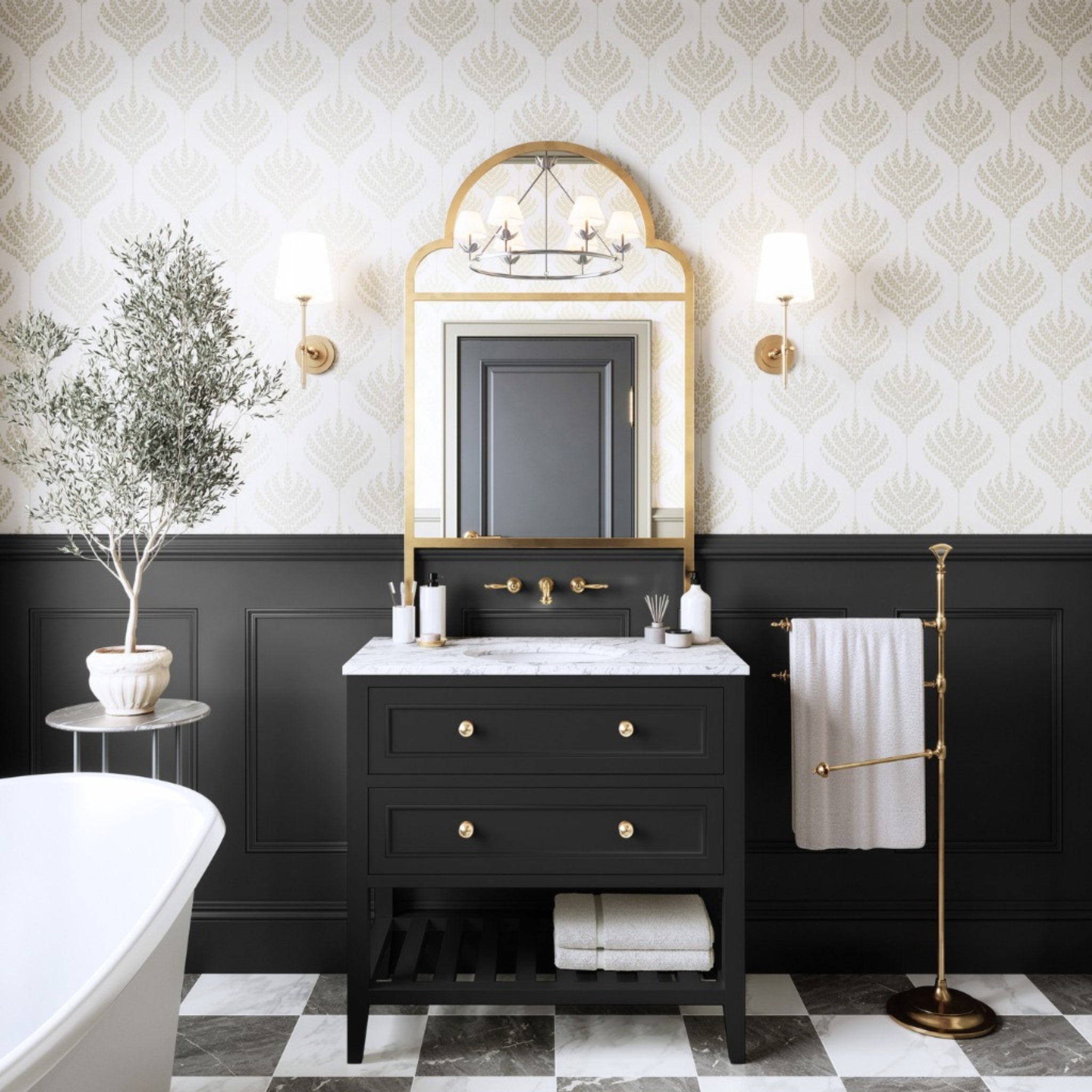 JOINERY BY BEARS AUDREY BLACK 900MM SINGLE BOWL FLOOR STANDING VANITY PACKAGE