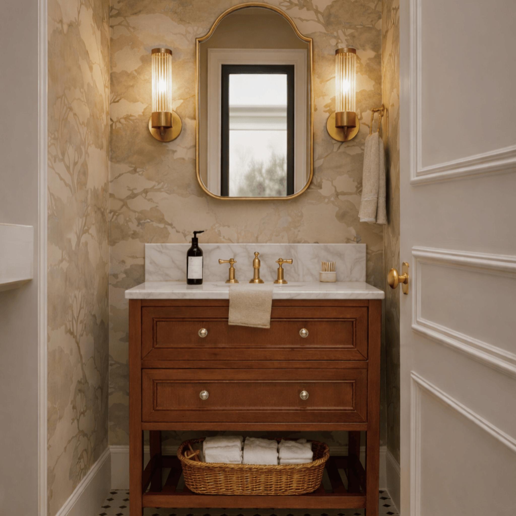 JOINERY BY BEARS AUDREY BROWN OAK 900MM SINGLE BOWL FLOOR STANDING VANITY PACKAGE