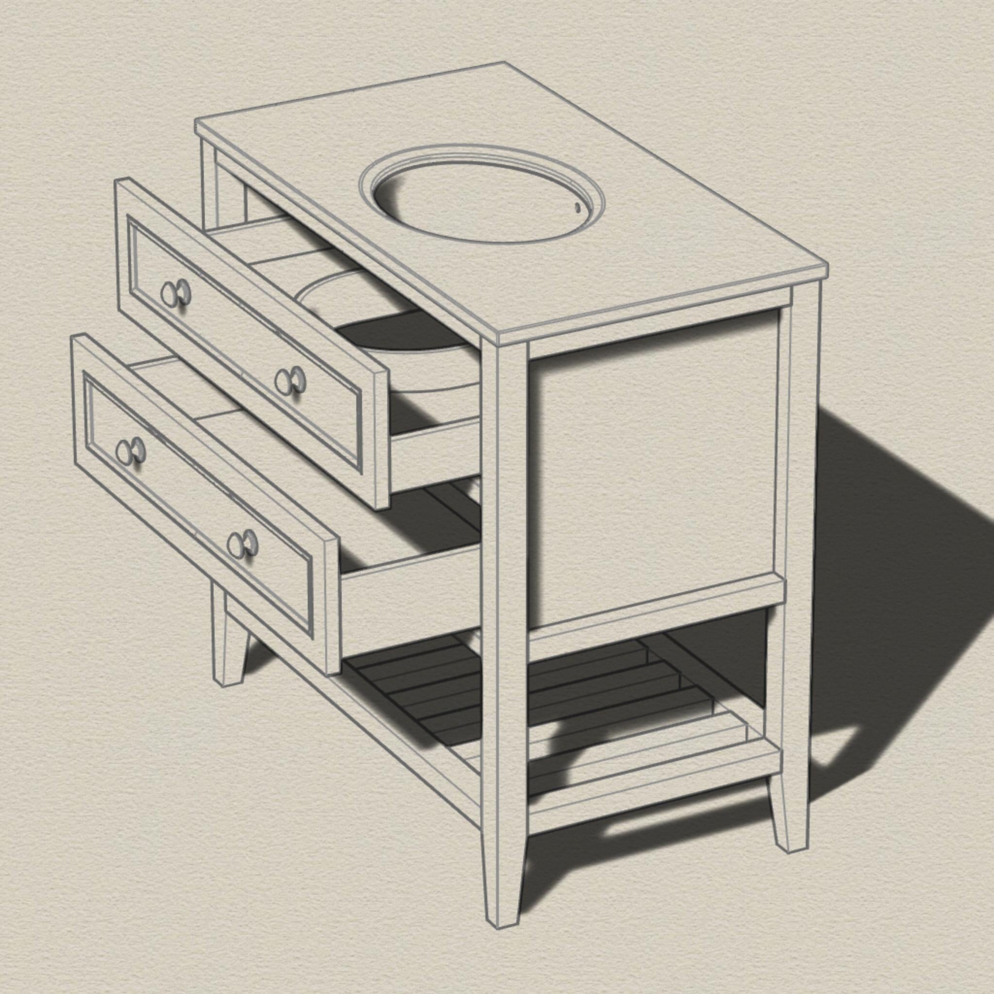 JOINERY BY BEARS AUDREY SAGEWOOD 900MM SINGLE BOWL FLOOR STANDING VANITY PACKAGE