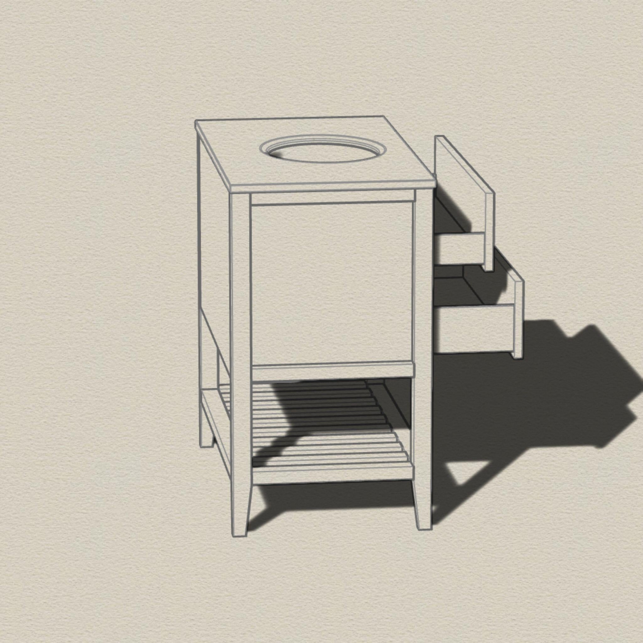 JOINERY BY BEARS AUDREY SAGEWOOD 900MM SINGLE BOWL FLOOR STANDING VANITY PACKAGE