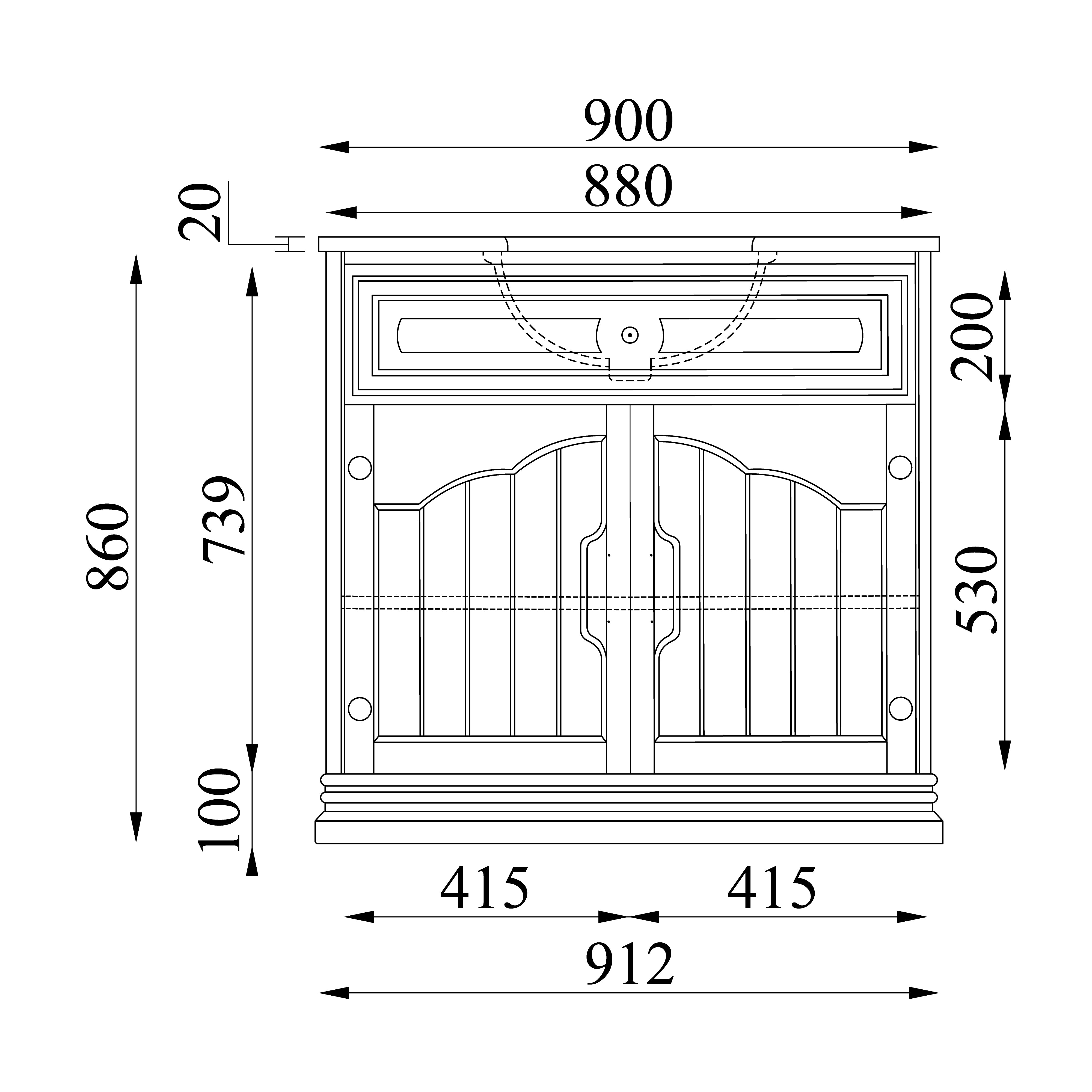 JOINERY BY BEARS ELEANOR BLACK 900MM SINGLE BOWL FREESTANDING VANITY PACKAGE
