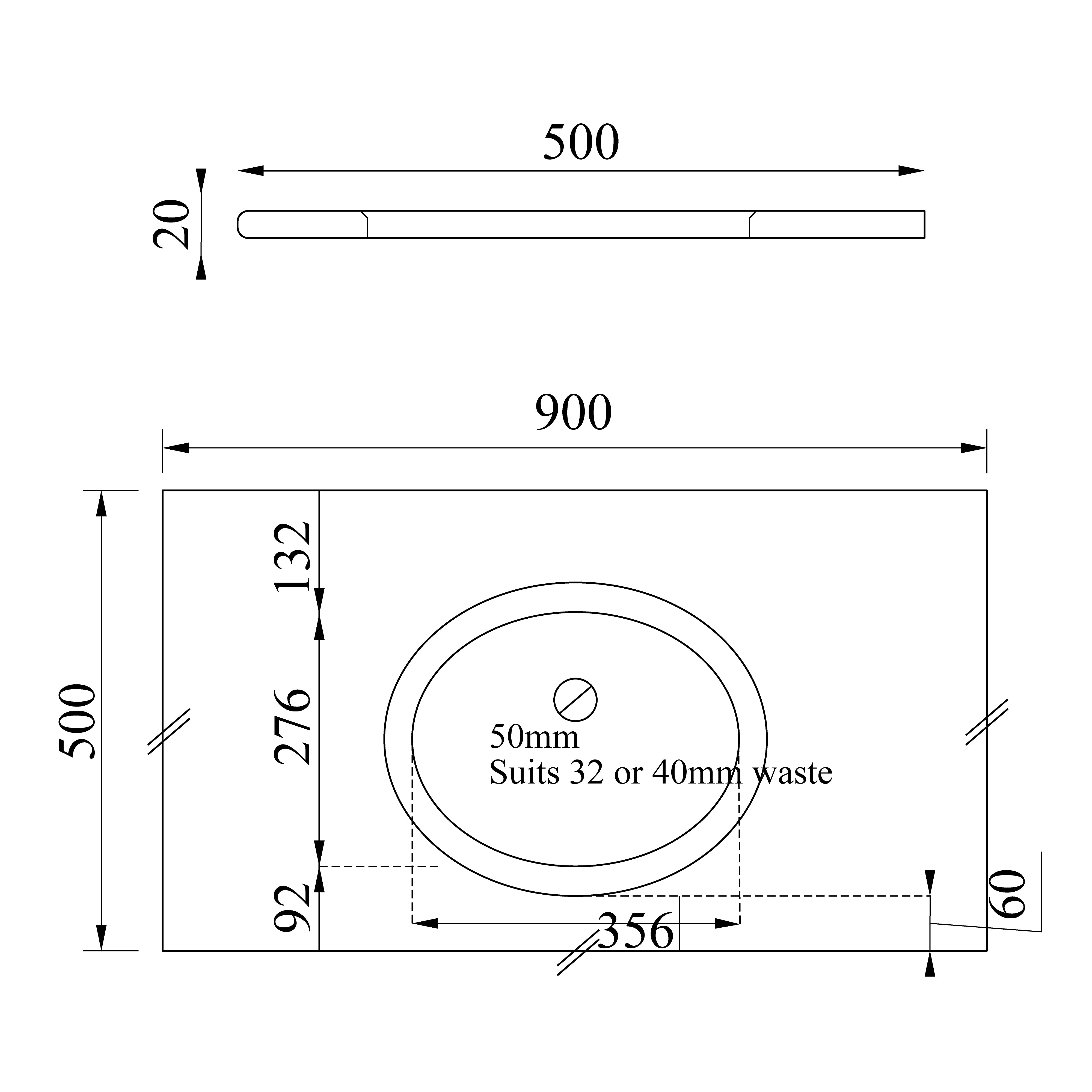 JOINERY BY BEARS ELEANOR BLACK 900MM SINGLE BOWL FREESTANDING VANITY PACKAGE