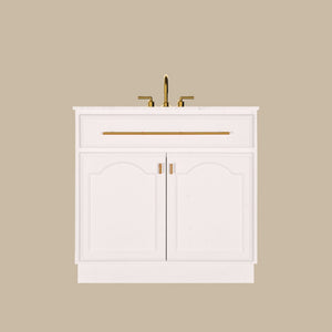 JOINERY BY BEARS ELISE CLASSIC WHITE 900MM SINGLE BOWL FREESTANDING VANITY PACKAGE