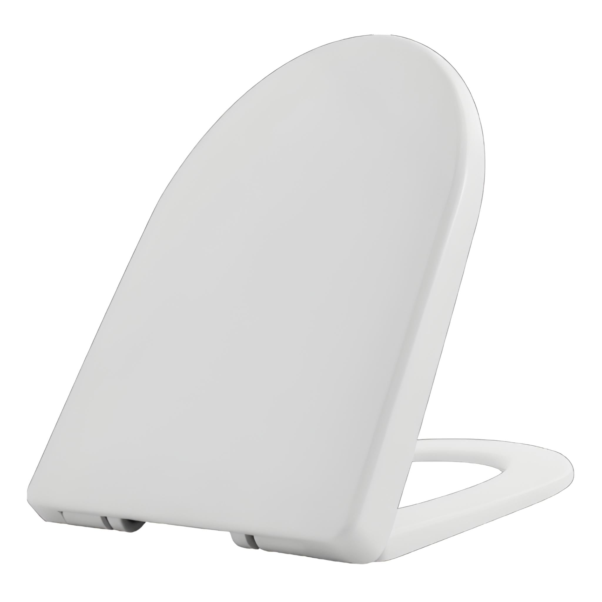 JOHNSON SUISSE GEMELLI RIMLESS WALL FACED TOILET SEAT WHITE