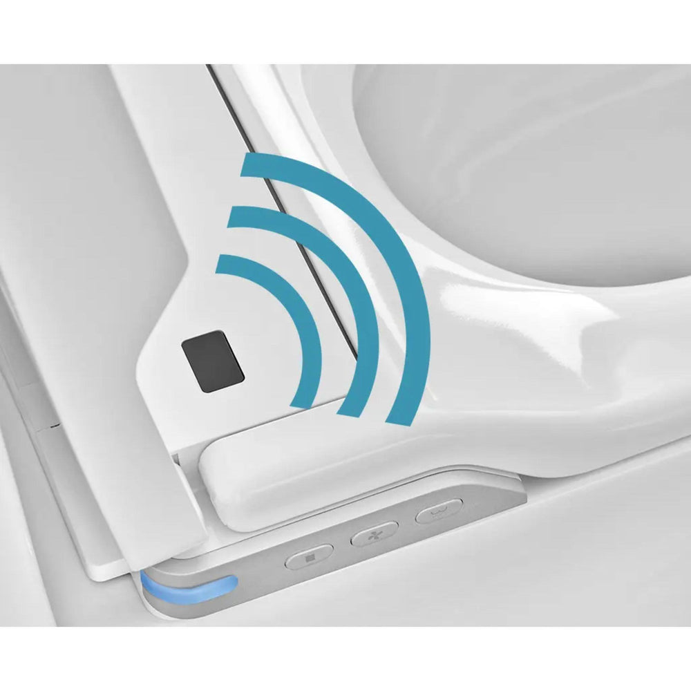 JOHNSON SUISSE LISTO BTW RIMLESS SMART TOILET SUITE W/ REMOTE CONTROL GLOSS WHITE