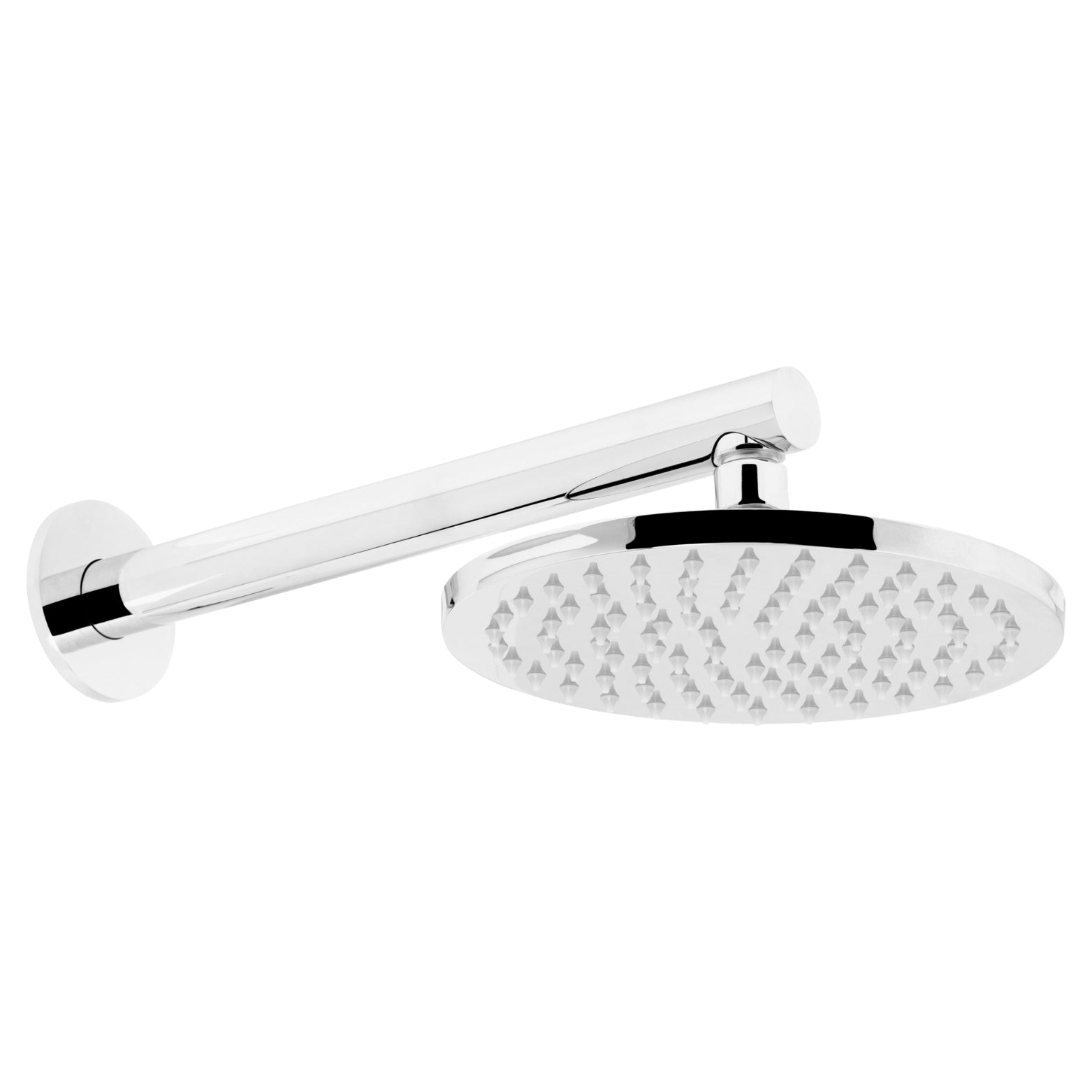 JOHNSON SUISSE VENEZIA OVERHEAD RAIN SHOWER WITH WALL ARM 300MM CHROME