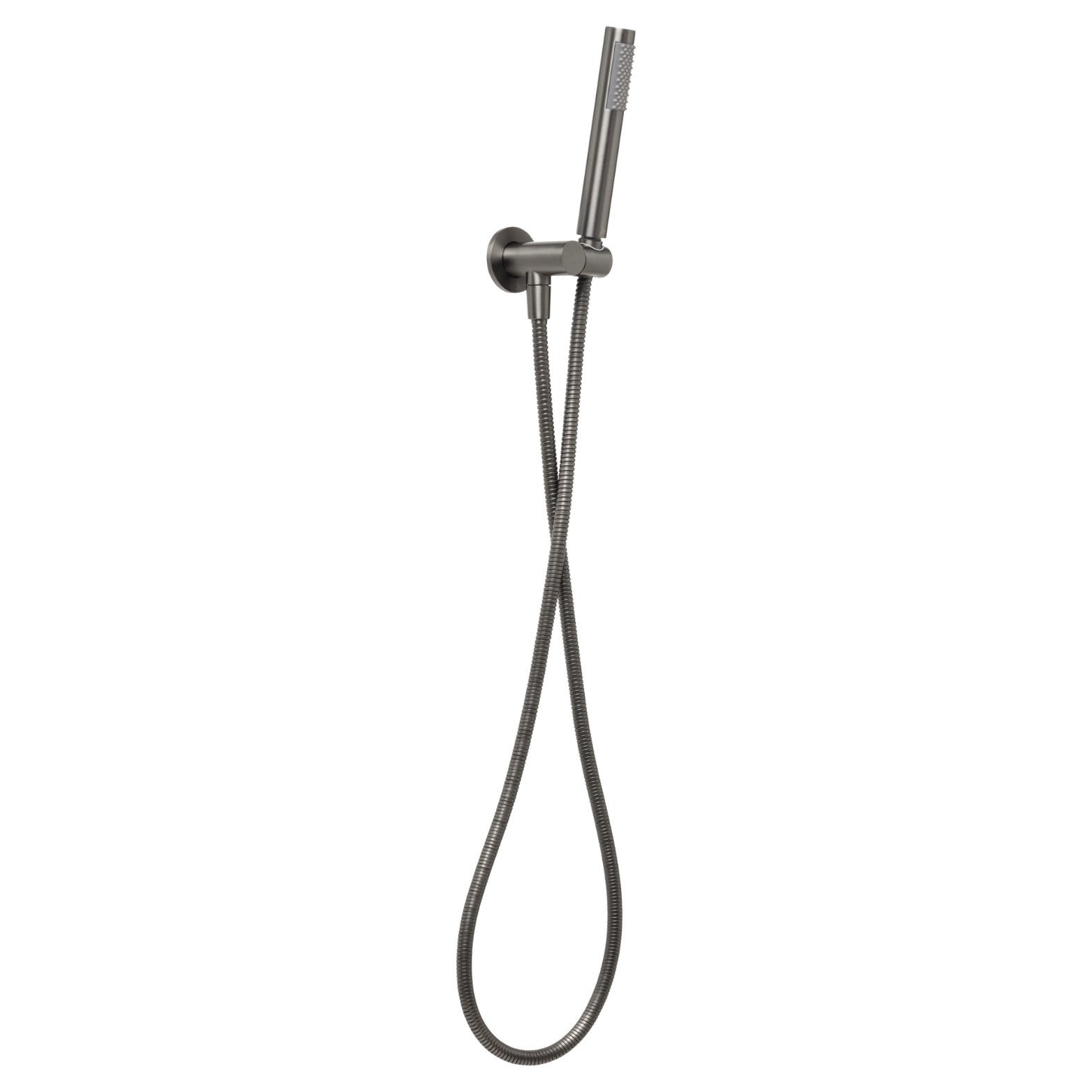 JOHNSON SUISSE VENEZIA HAND SHOWER WITH WALL BRACKET 185MM GUN METAL