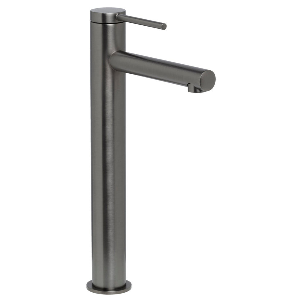 JOHNSON SUISSE VENEZIA LEAD FREE EXTENDED BASIN MIXER 295MM GUN METAL