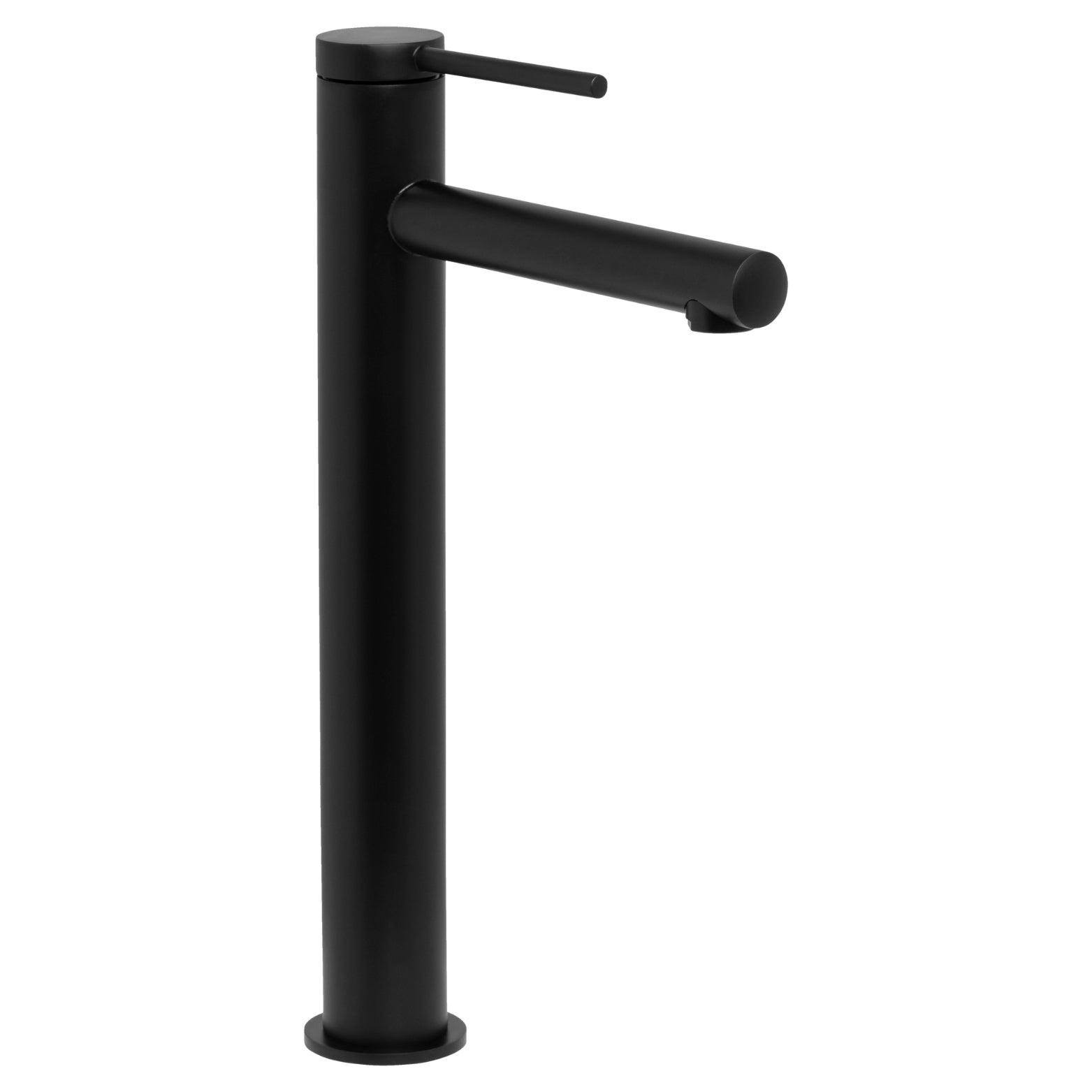 JOHNSON SUISSE VENEZIA LEAD FREE EXTENDED BASIN MIXER 295MM MATTE BLACK