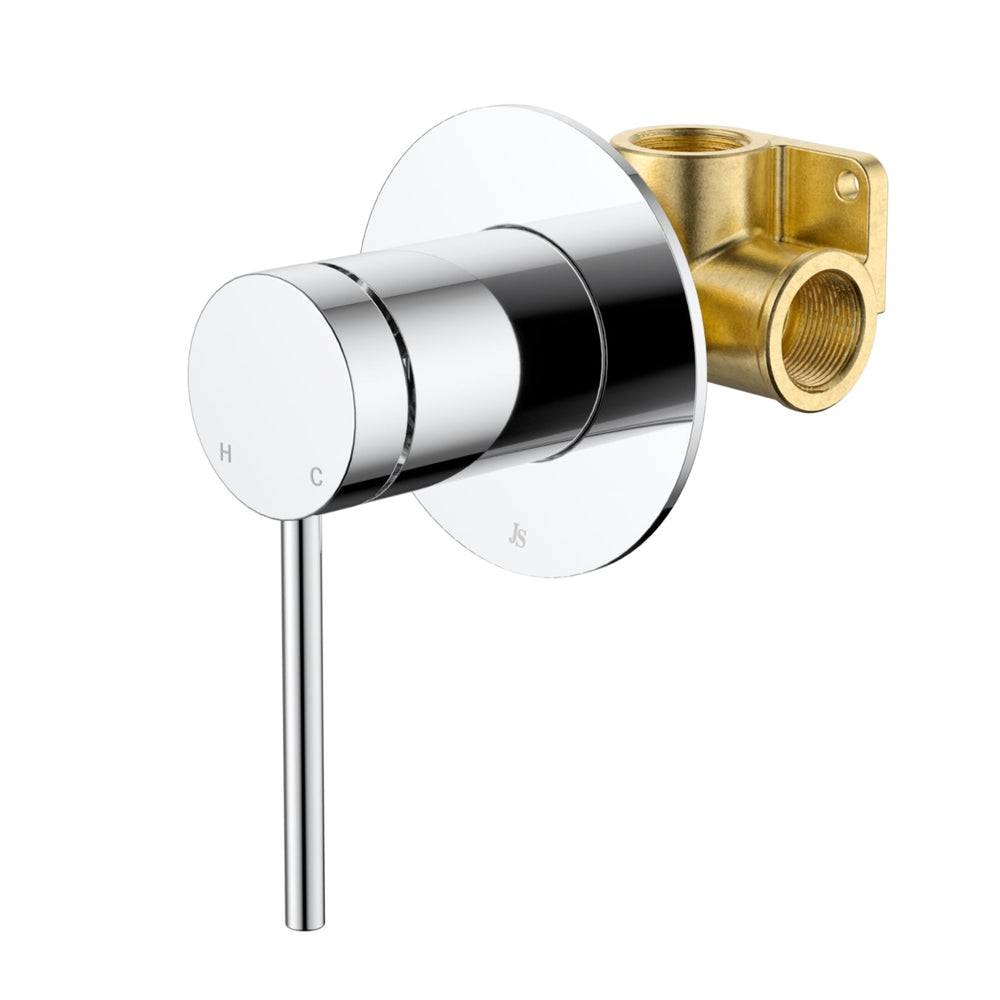 JOHNSON SUISSE VENEZIA SHOWER MIXER COMPLETE KIT CHROME