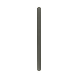 LINSOL ALLEGRA VERTICAL FLAT BAR HEATED TOWEL RAIL GUN METAL 905MM