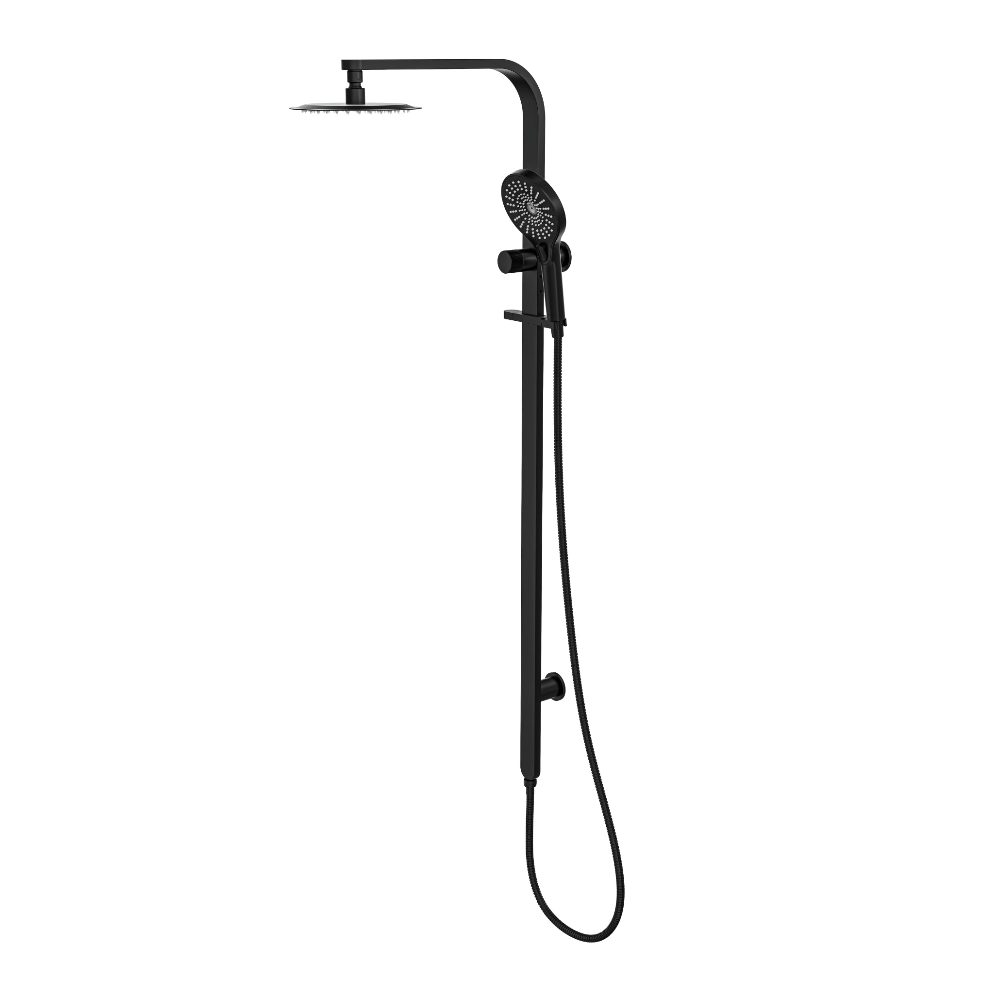 LINSOL OCEANJET TWIN SHOWER 1271MM MATTE BLACK