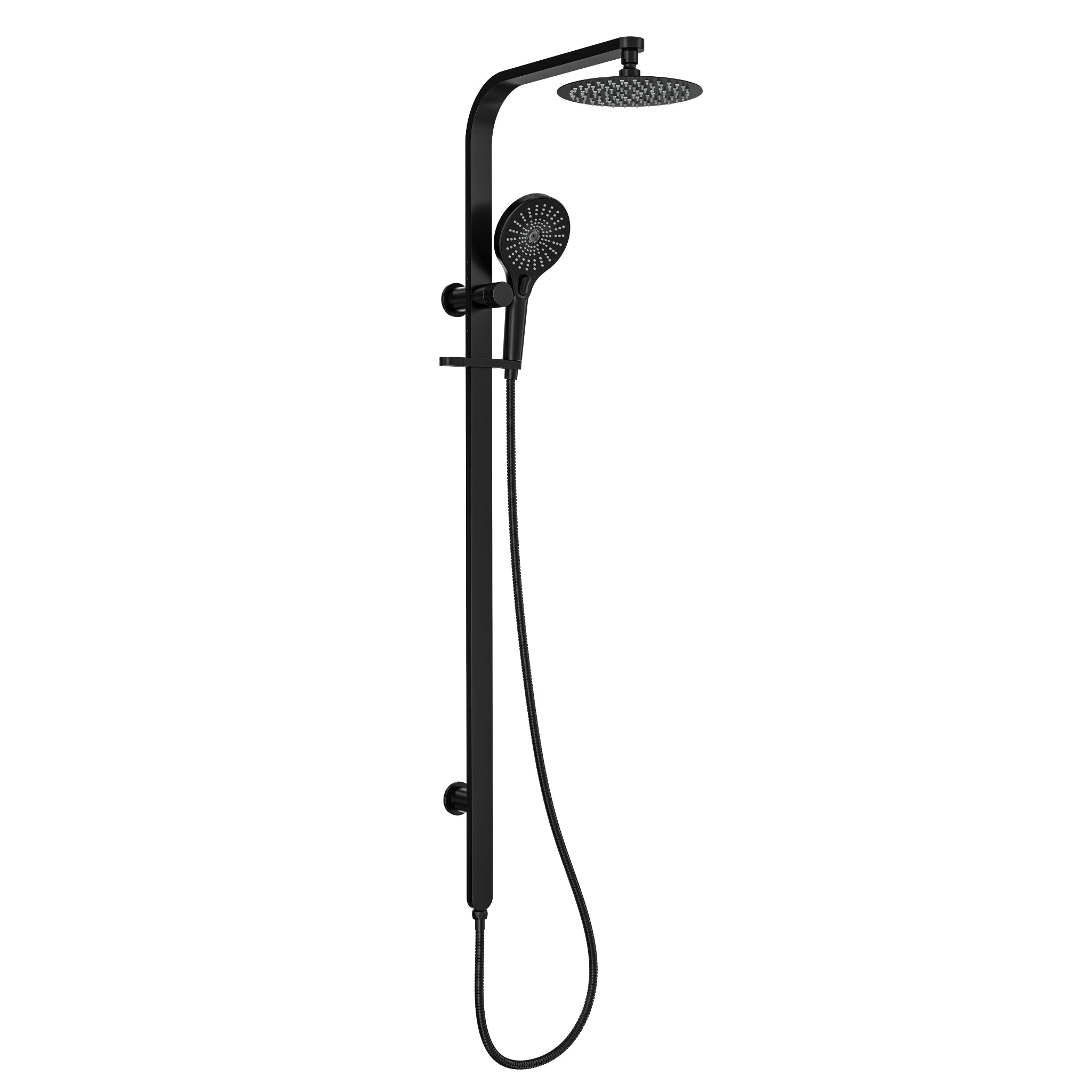 LINSOL OCEANJET TWIN SHOWER 1271MM MATTE BLACK