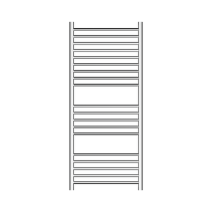 LINSOL ALLEGRA 19-BAR HEATED TOWEL RAIL CHROME 1200MM alternate view