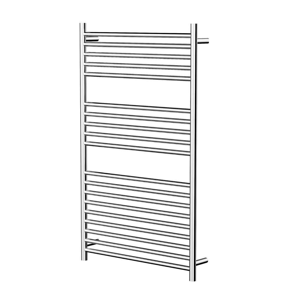 LINSOL ALLEGRA 19-BAR WIDE HEATED TOWEL RAIL CHROME 1200MM