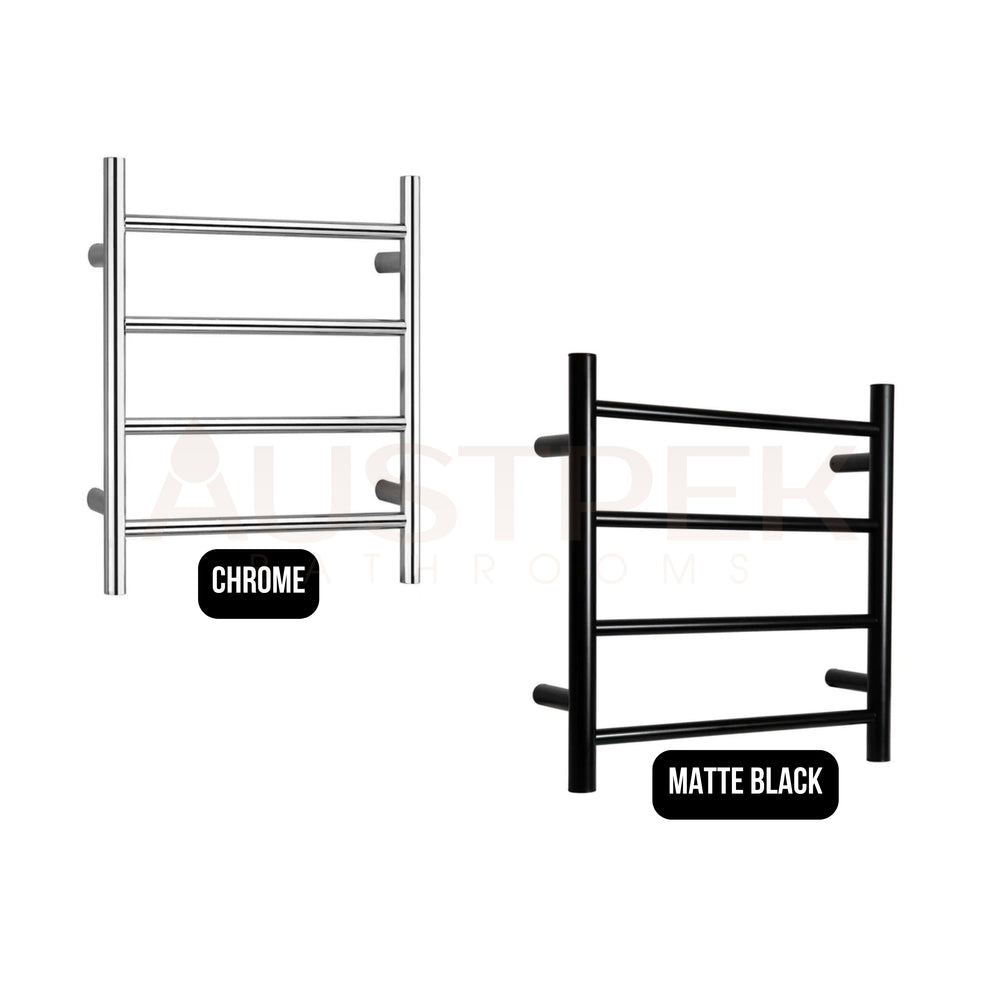 LINSOL ALLEGRA 4 BAR HEATED TOWEL RAIL CHROME 500MM