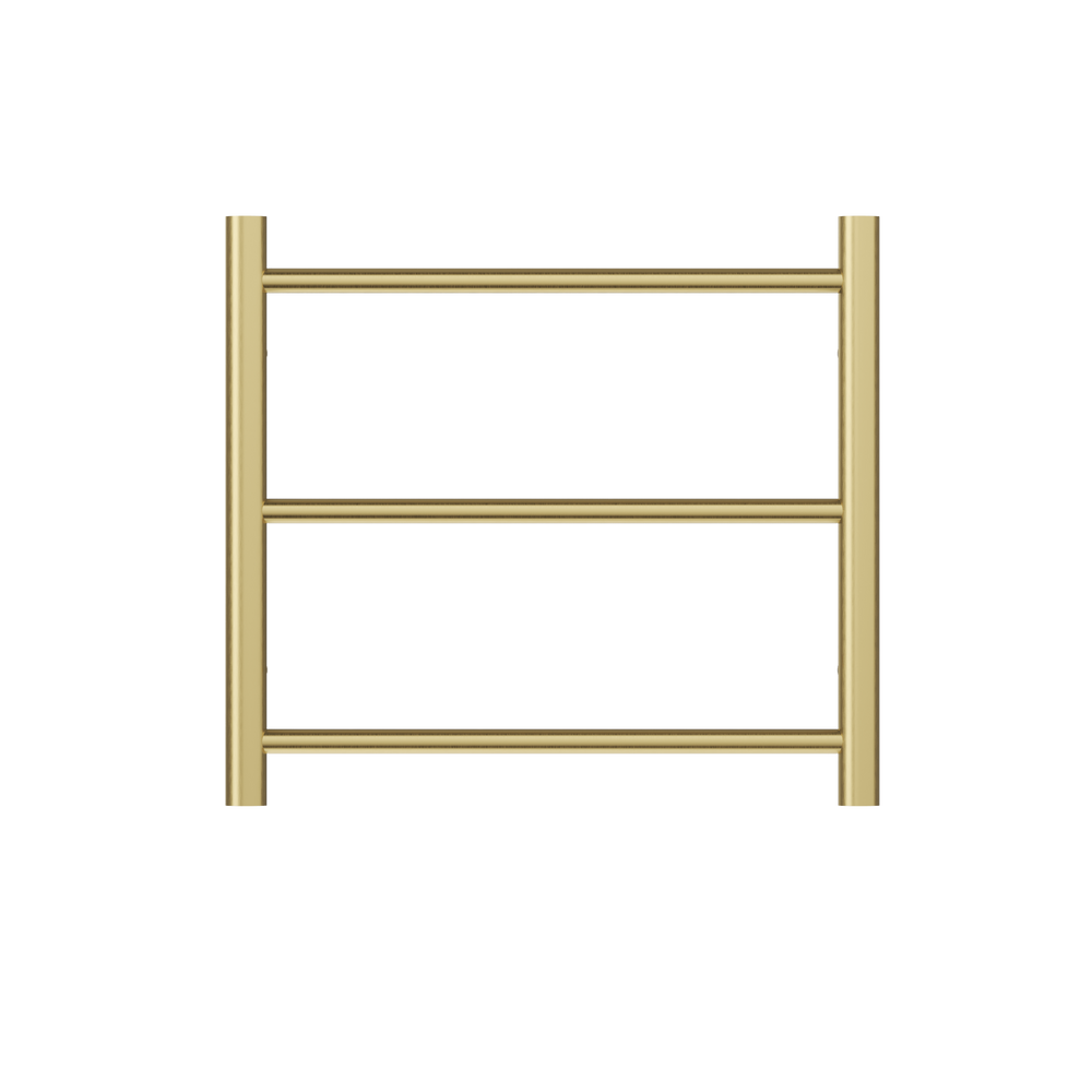 LINSOL AVID 5-BAR HEATED TOWEL RAIL BRUSHED BRASS 750MM