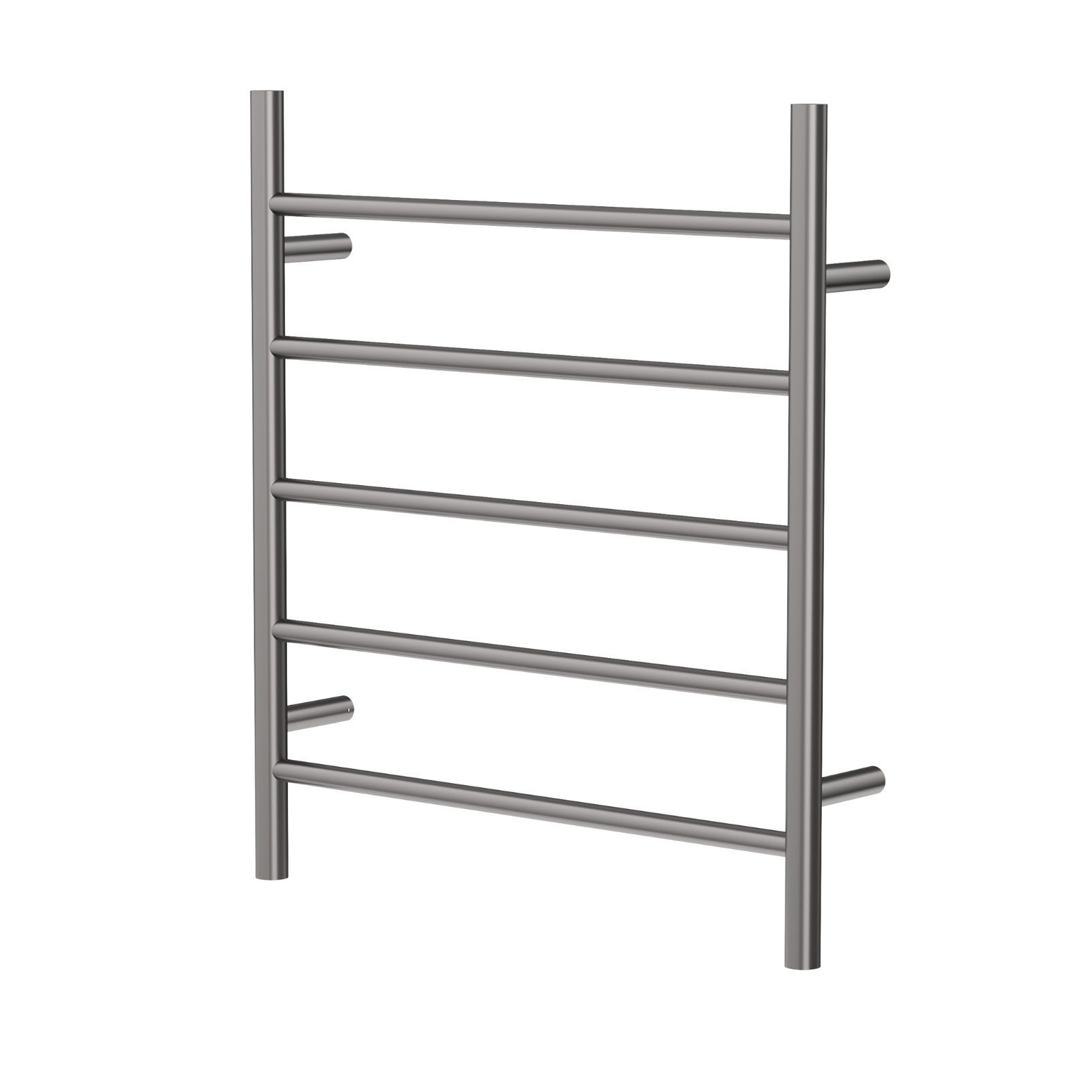 LINSOL AVID LEAD FREE 5-BAR HEATED TOWEL RAIL GUN METAL 750MM