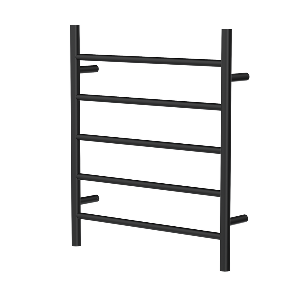 LINSOL AVID 5-BAR HEATED TOWEL RAIL MATTE BLACK 750MM
