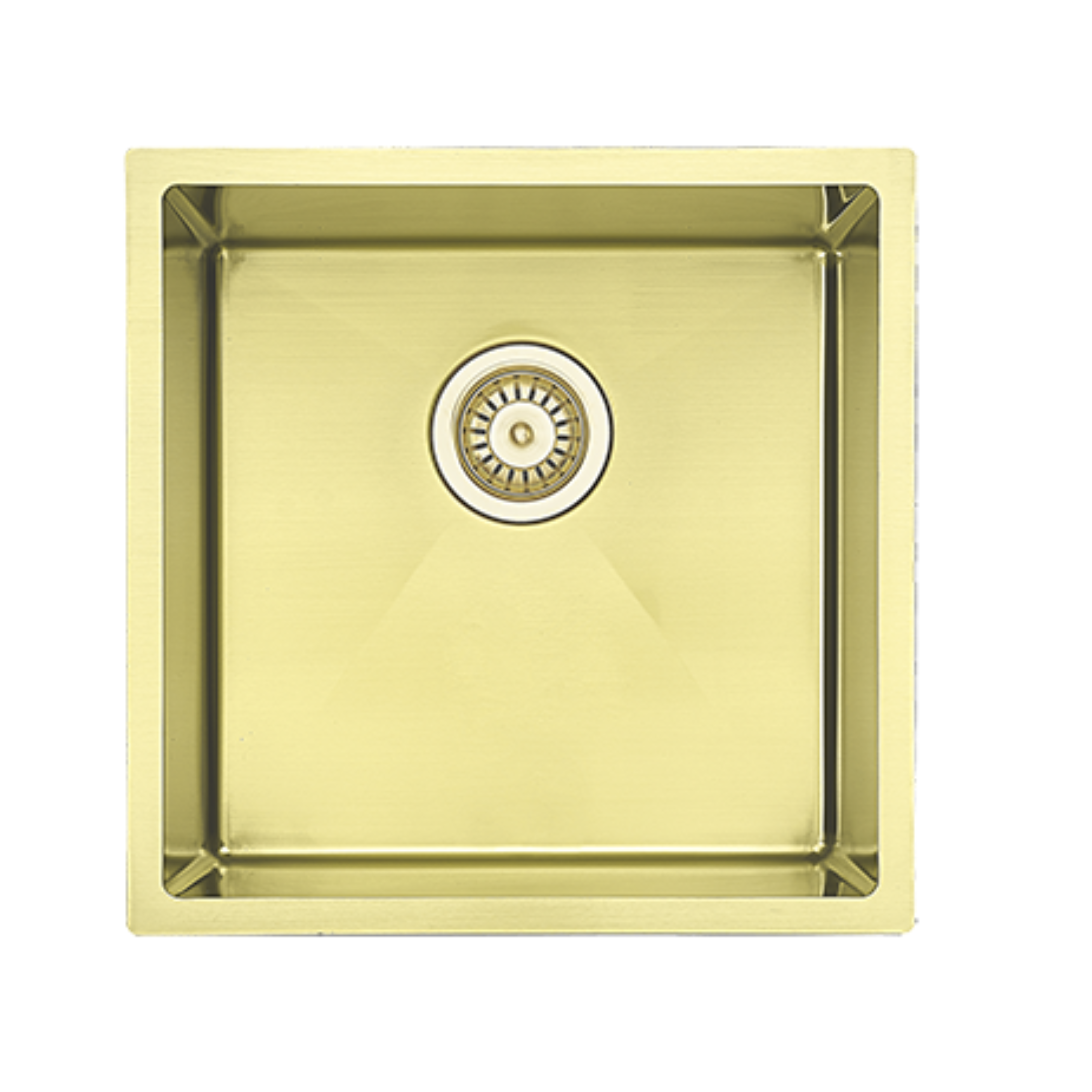 BELLA VISTA LUMINARE SINGLE BOWL KITCHEN SINK FRENCH GOLD 440MM