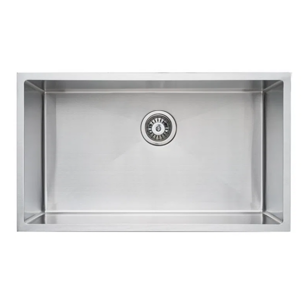 BELLA VISTA LUMINARE SINGLE BOWL KITCHEN SINK STAINLESS STEEL 760MM