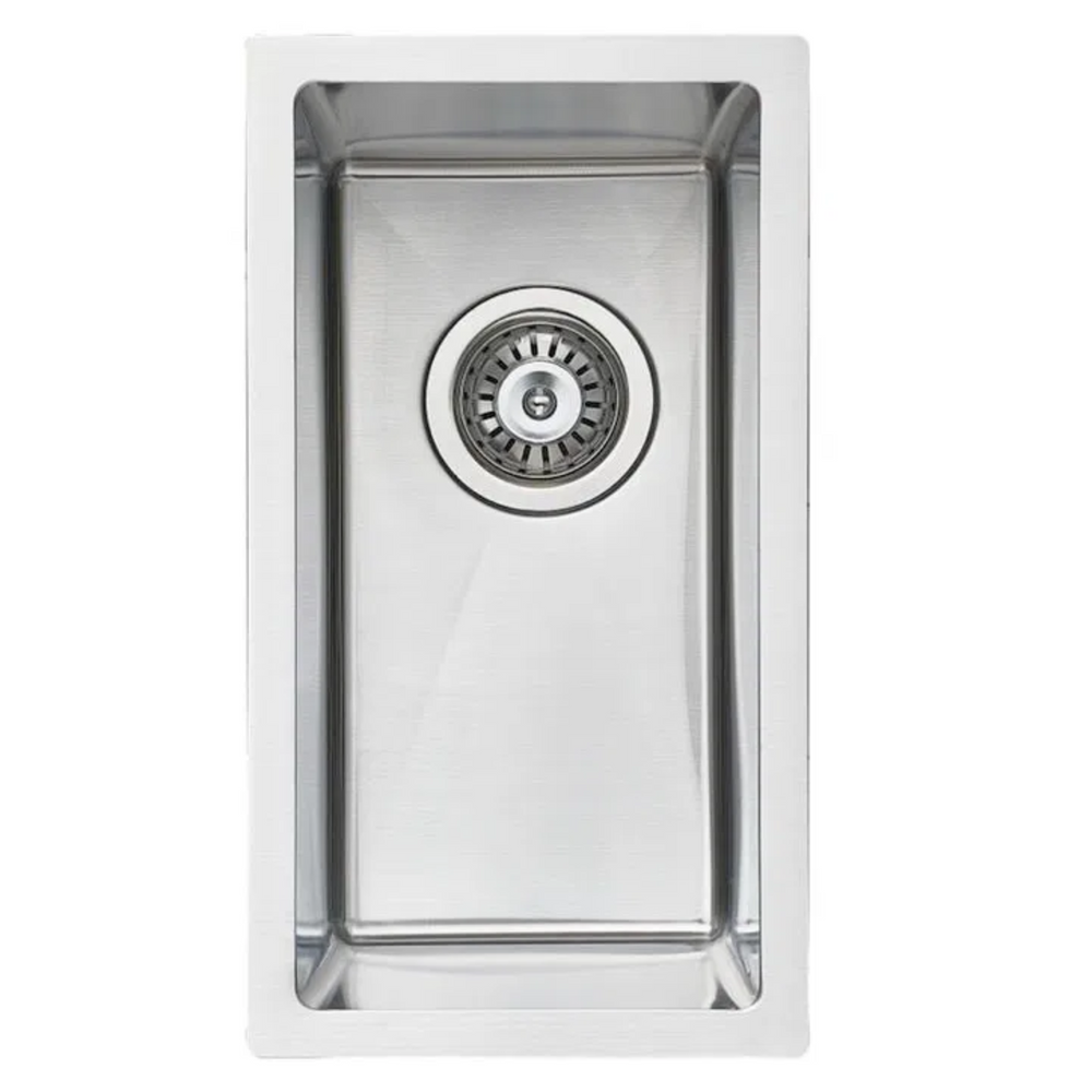 BELLA VISTA LUMINARE SINGLE BOWL KITCHEN SINK STAINLESS STEEL 240MM