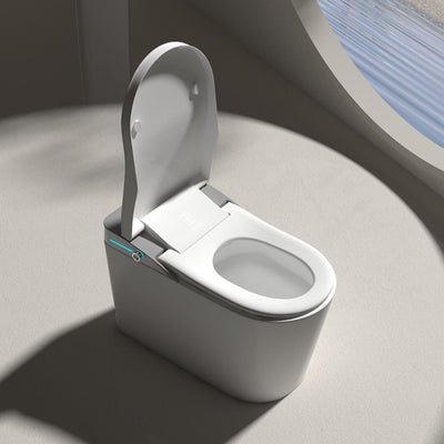 FLUVA K1 INTELLIGENT TOILET W/ AUTOFLUSH REMOTE CONTROLLED BIDET GLOSS WHITE