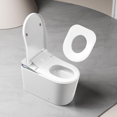 FLUVA K2 INTELLIGENT TOILET W/ AUTOFLUSH REMOTE CONTROLLED BIDET GLOSS WHITE
