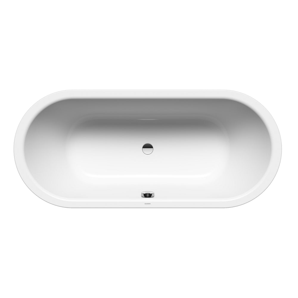 KALDEWEI CLASSIC DUO FREESTANDING ENAMEL STEEL BATHTUB ALPINE GLOSS WHITE (AVAILABLE IN 1600MM, 1700MM AND 1800MM)