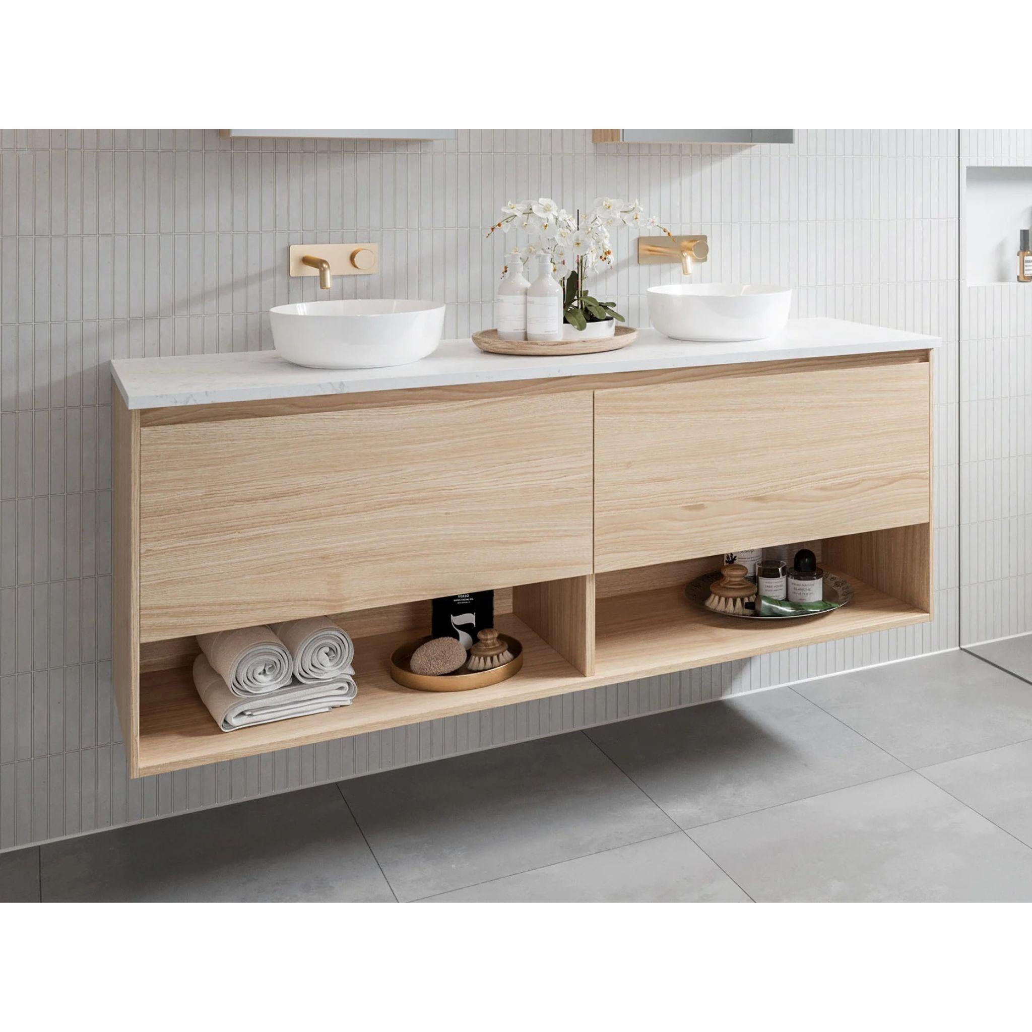 TIMBERLINE KARLIE CUSTOM WALL HUNG VANITY (ALL SIZING)