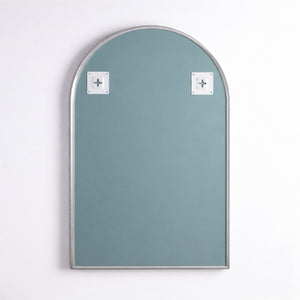 POSEIDON AURA ARCH ALUMINUM FRAMED MIRROR GUN METAL 600X900MM
