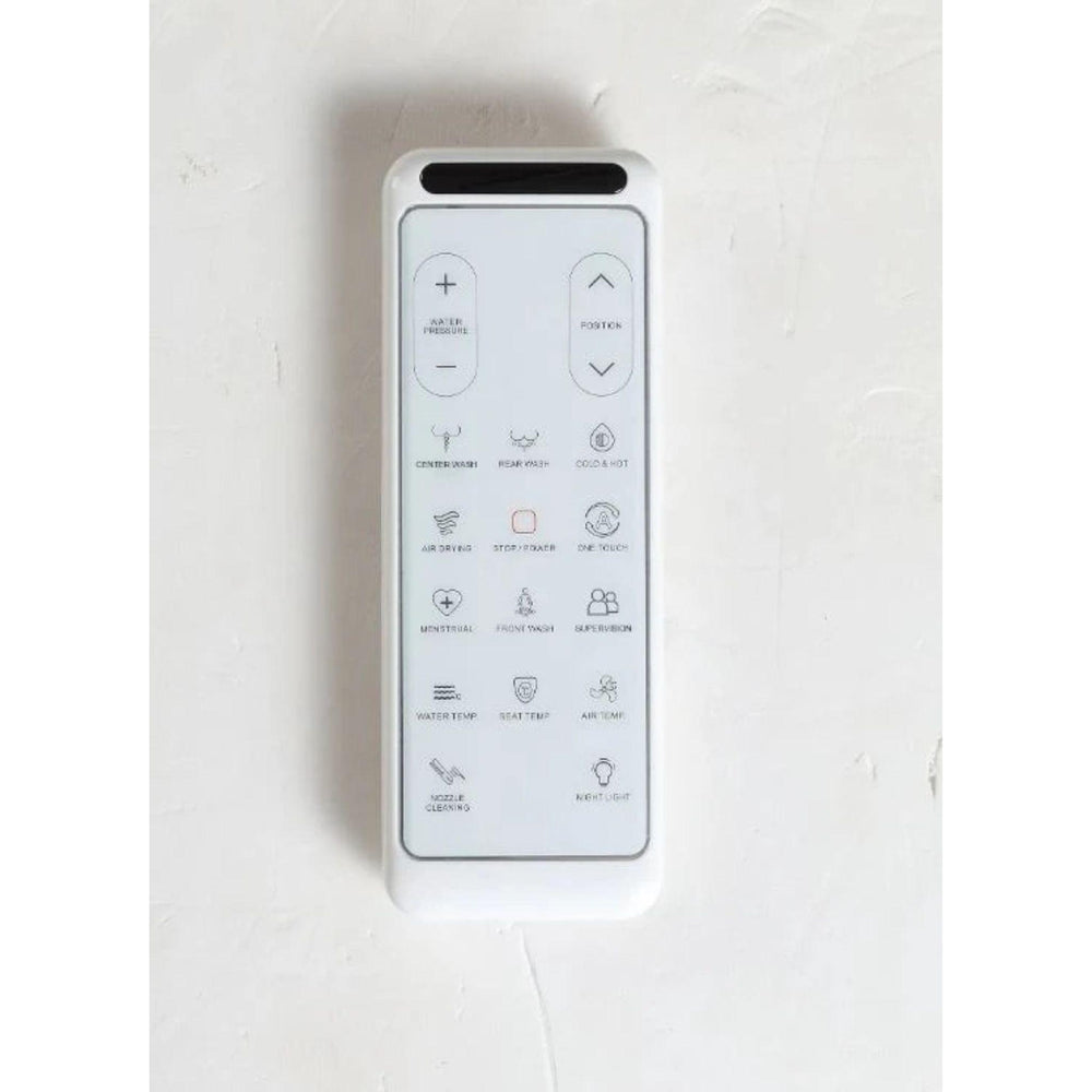 POSEIDON STELLA RIMLESS SMART TOILET WITH REMOTE CONTROL GLOSS WHITE