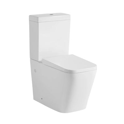POSEIDON QUBIST BTW TOILET SUITE GLOSS WHITE