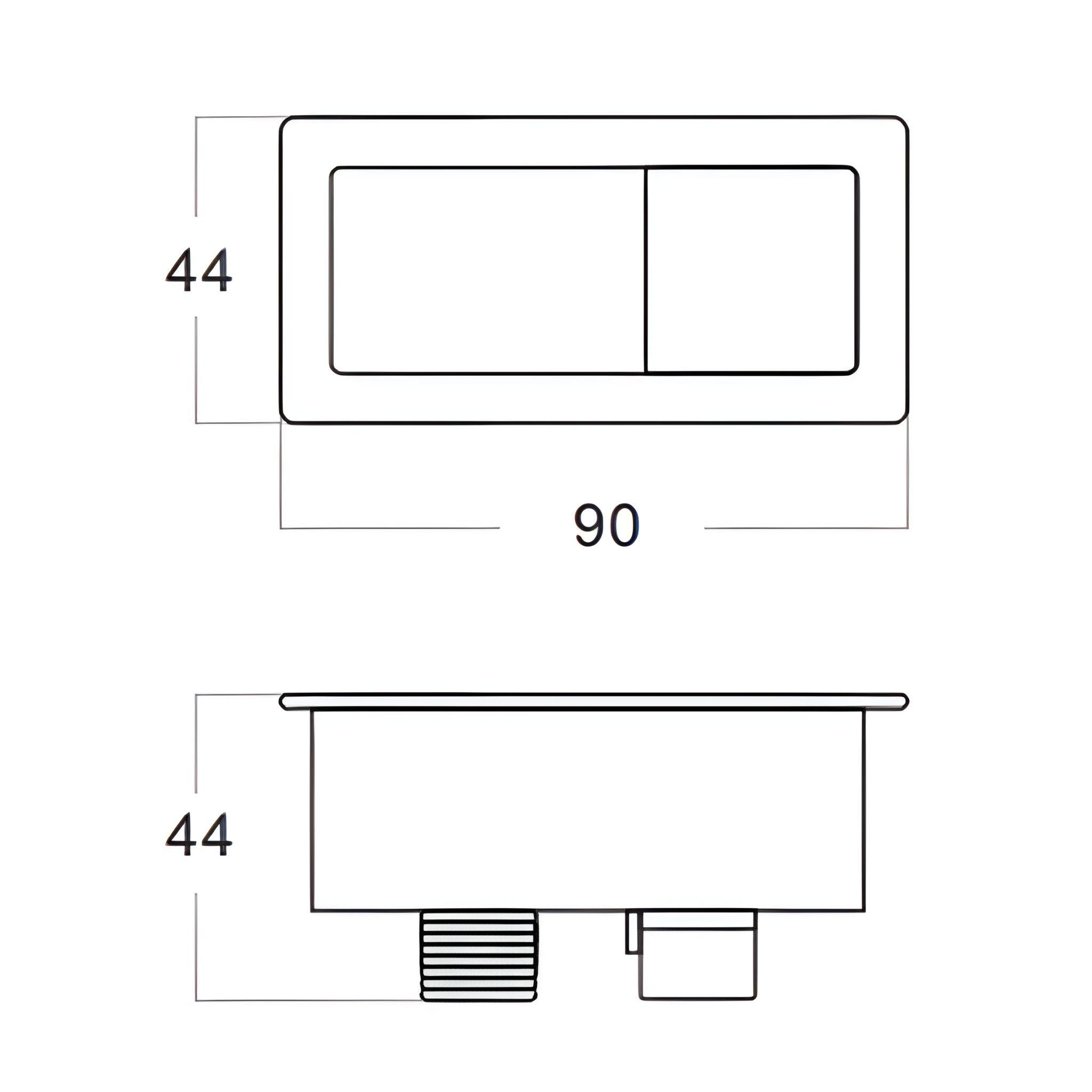 POSEIDON AVIS RIMLESS BACK TO WALL TOILET SUITE GLOSS WHITE
