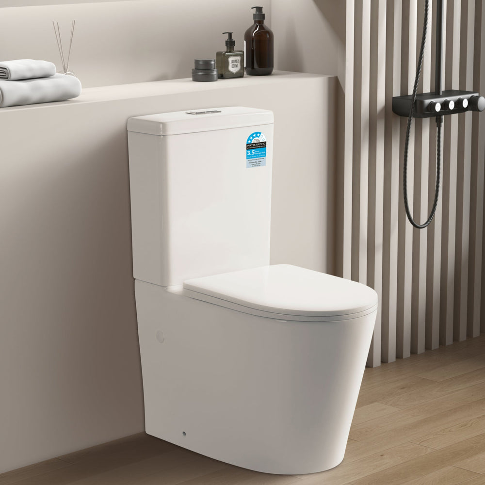 POSEIDON VIVID BTW TOILET SUITE GLOSS WHITE