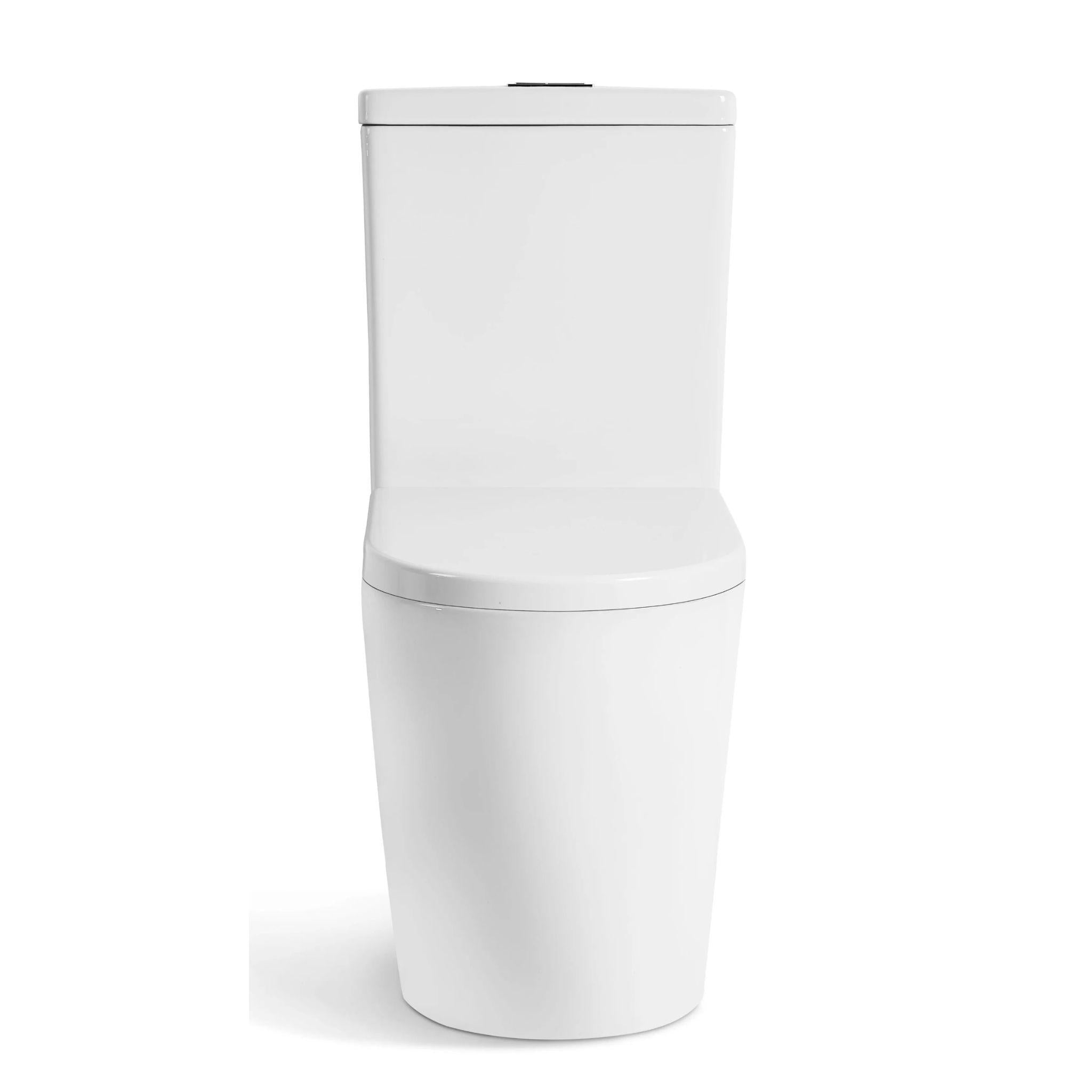 POSEIDON ELVERA BACK TO WALL TOILET SUITE GLOSS WHITE