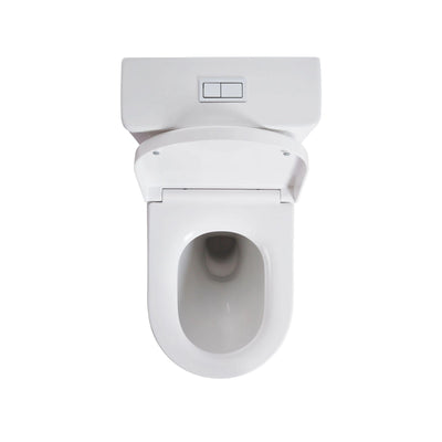 POSEIDON ELVERA BACK TO WALL TOILET SUITE GLOSS WHITE