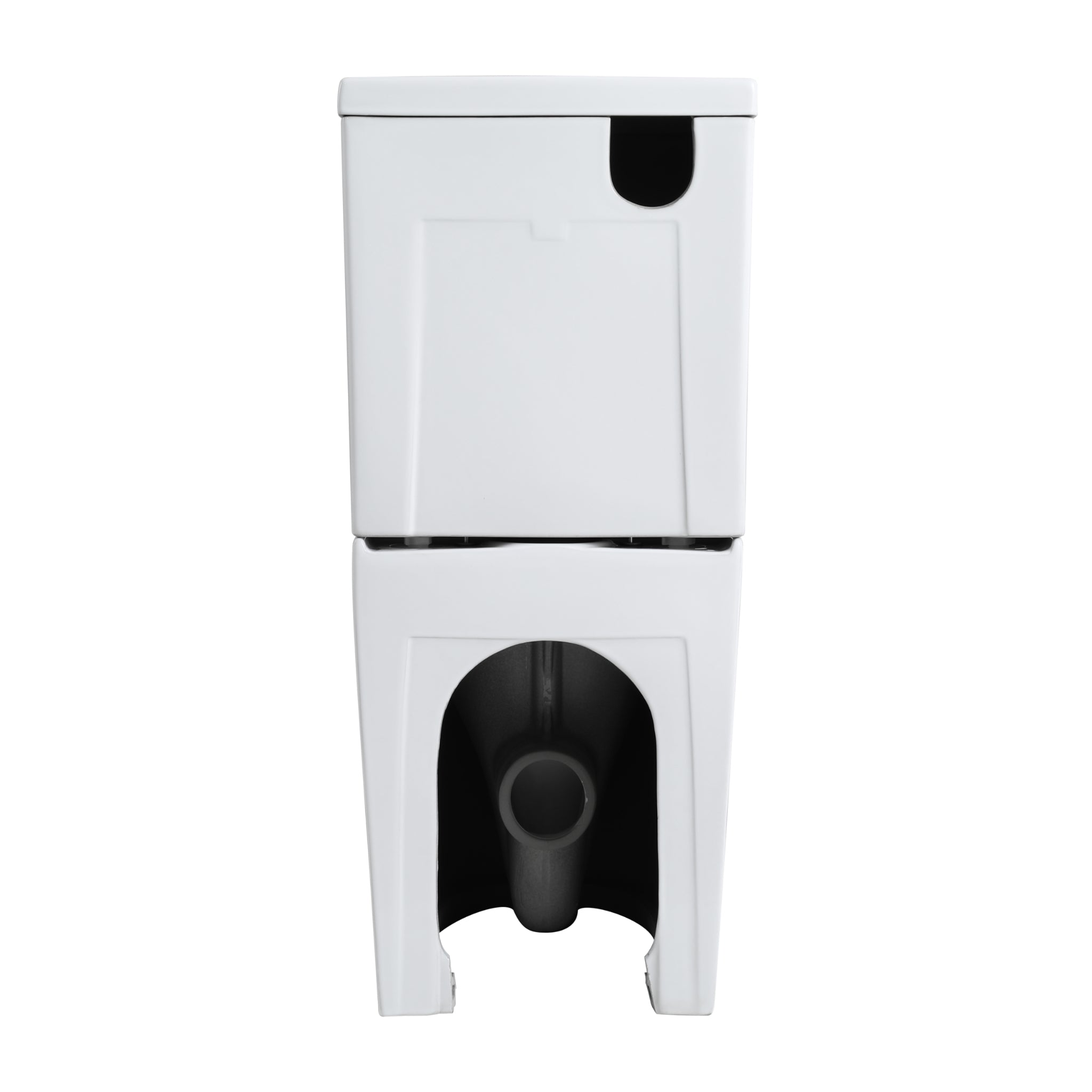 POSEIDON ZEUS RIMLESS BACK TO WALL SMART TOILET WITH REMOTE CONTROL GLOSS WHITE