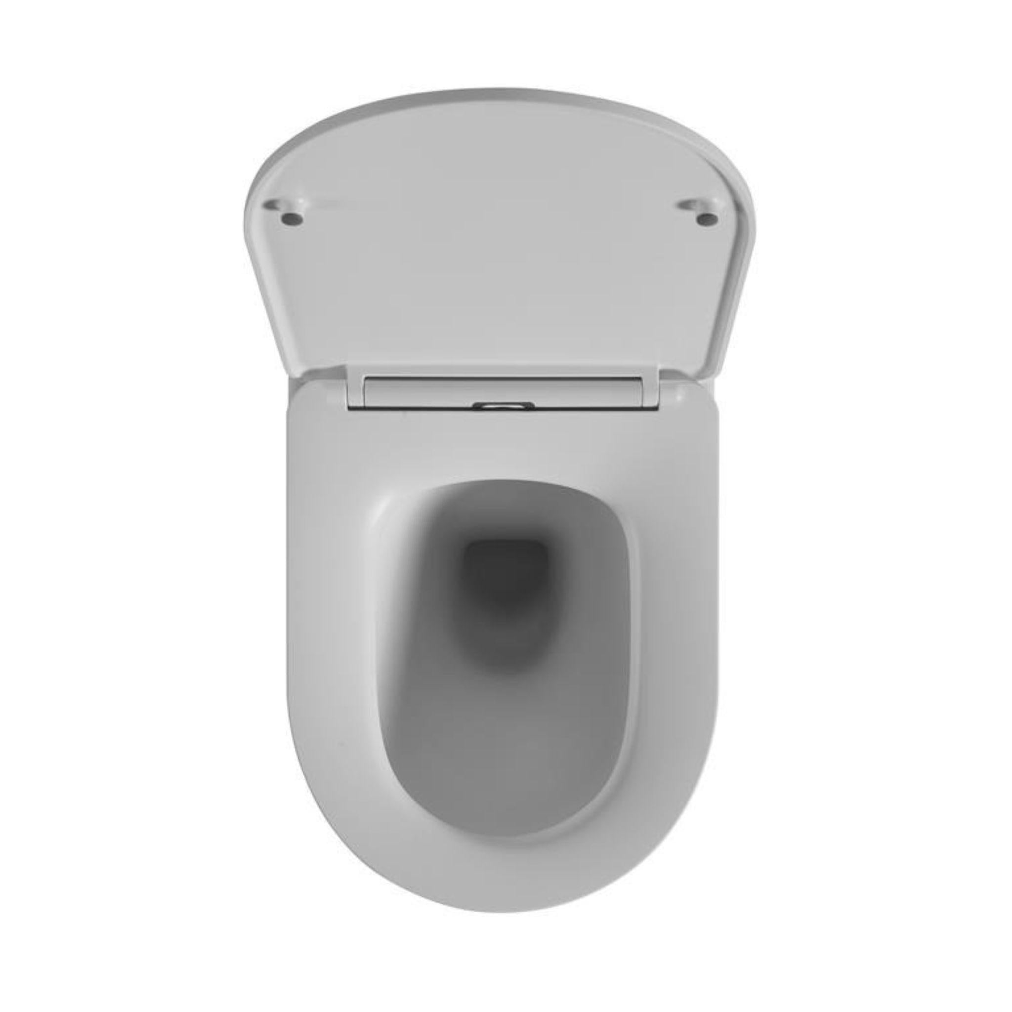 POSEIDON AVIS RIMLESS WALL-FACED TOILET PAN MATTE WHITE