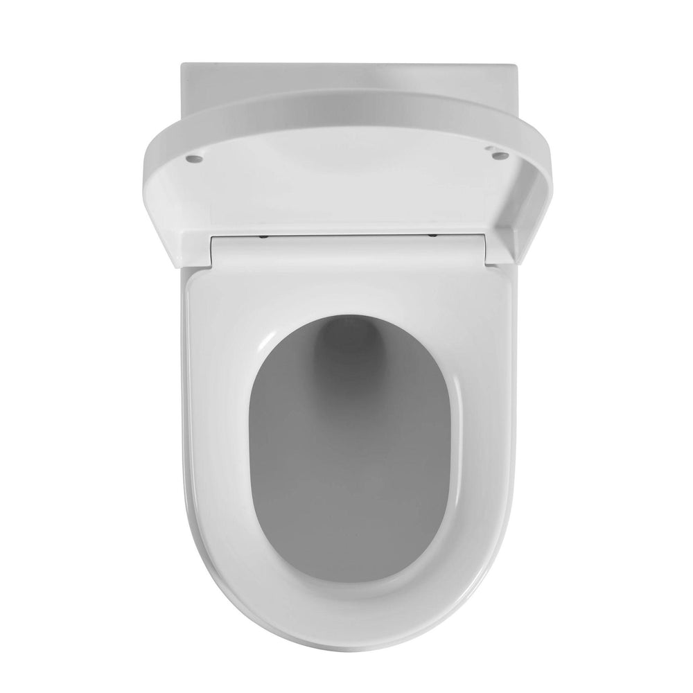 POSEIDON ELVERA TORNADO WALL FACED FLOOR PAN GLOSS WHITE