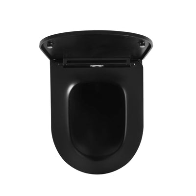 POSEIDON AVIS RIMLESS WALL HUNG PAN MATTE BLACK