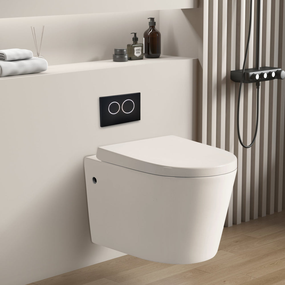 POSEIDON AVIS RIMLESS WALL HUNG PAN MATTE WHITE