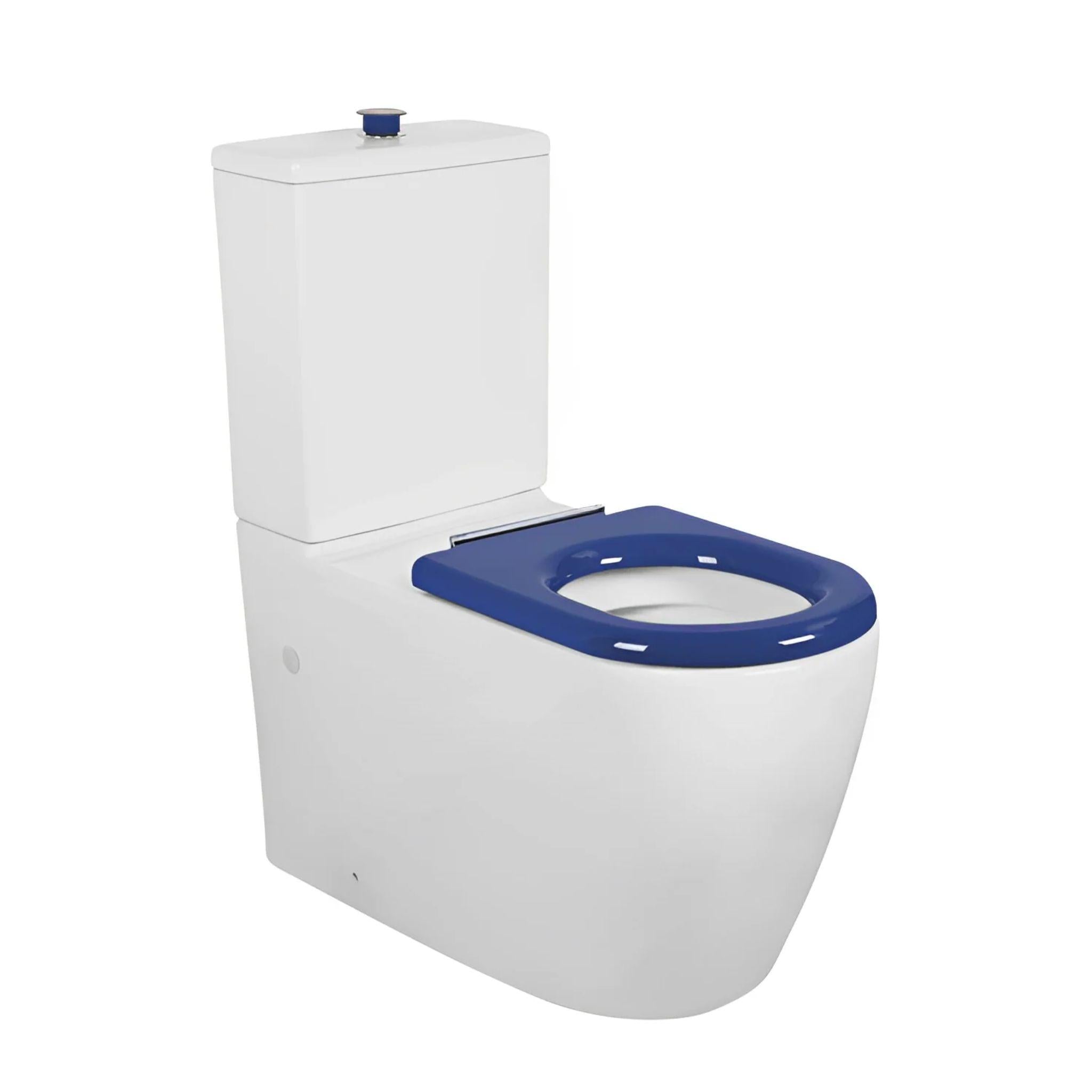 POSEIDON ASTA DISABLE RIMLESS TOILET RIMLESS FLUSH PAN GLOSS WHITE