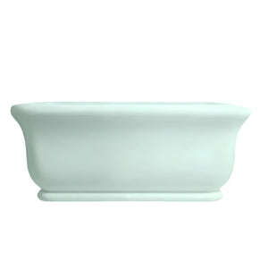 TURNER HASTINGS KIRKHAM TITANCAST FREESTANDING NON OVERFLOW BATHTUB FROSTY MINT (AVAILABLE IN 1600MM AND 1800MM)